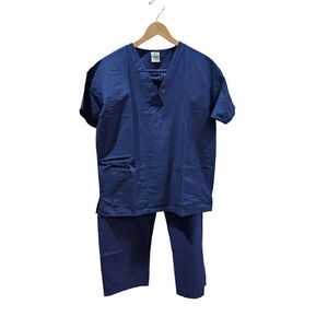 Medline L scrub Set 110 dark blue